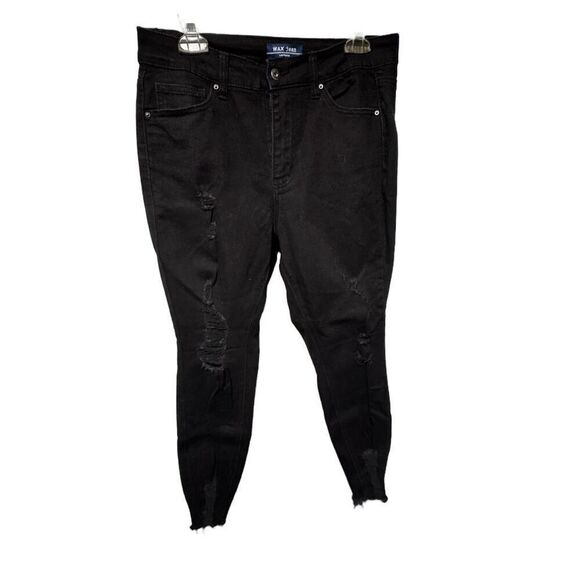 Wax Jeans Skinny Distressed - Picture 1 of 10